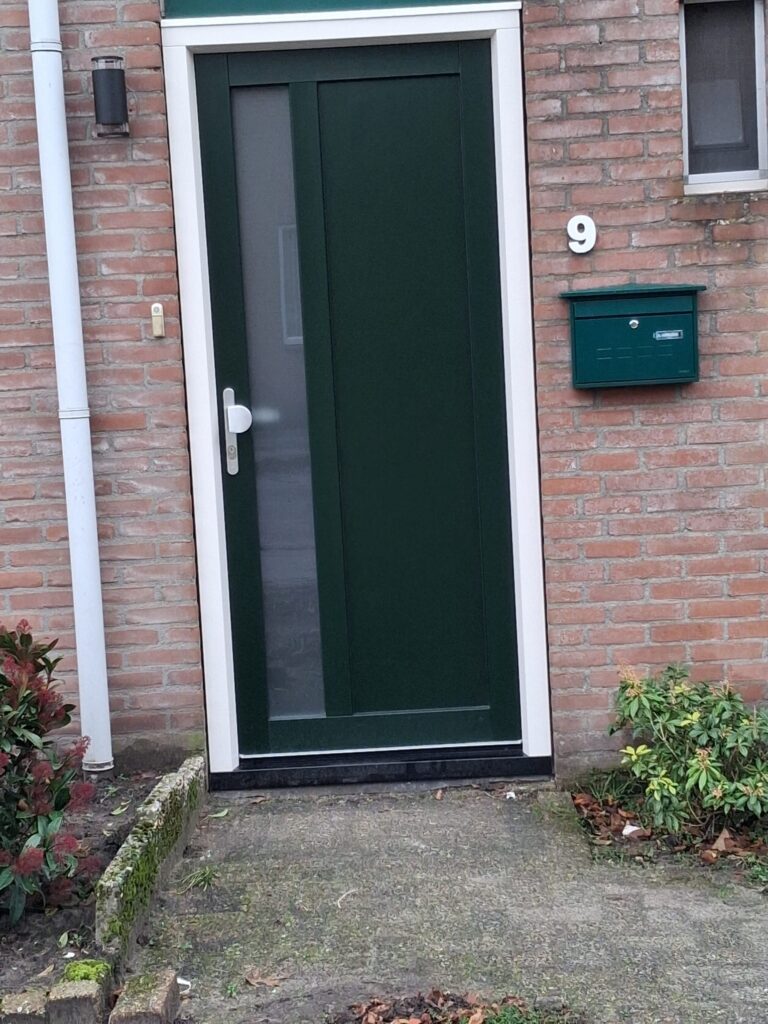 De nieuwe voordeur